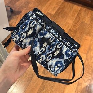 Vera Bradley Ikat Island RFID Deluxe All Together Crossbody Bag/Purse & Wallet